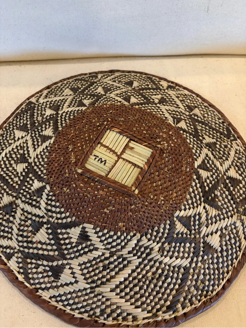 NEW Africa Woven Basket. Made by the Binga people of Zambia/Zimbabwe